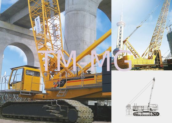 chất lượng  Jib Tracked Hydraulic Crawler Crane QUY130, Knuckle Boom Crane for Lifting Heavy Things nhà máy sản xuất