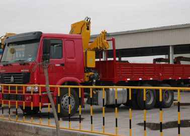 Cần cẩu xe tải bền 11meters 6.3T được sử dụng để nâng vật liệu xây dựng